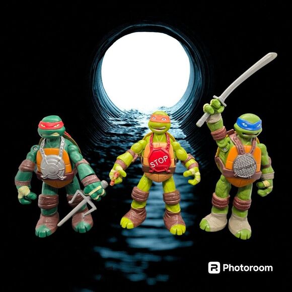 Teenage Mutant Ninja Turtles Hand-to-Hand Fighter Michelangelo  Leonardo Raphael - Picture 1 of 16